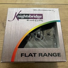 KNIGHTSBRIDGE 10AX Flat Range 2-GANG 2-WAY LIGHT SWITCH GUNMETAL  Vintage Retro 