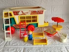 Vintage Early 1970s Fisher Price Little People Play Family Camper RV