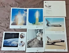Vtg Rockwell Vendor Kit EUC The Space Shuttle Saga Columbia NASA 6 Prints 8.5x11