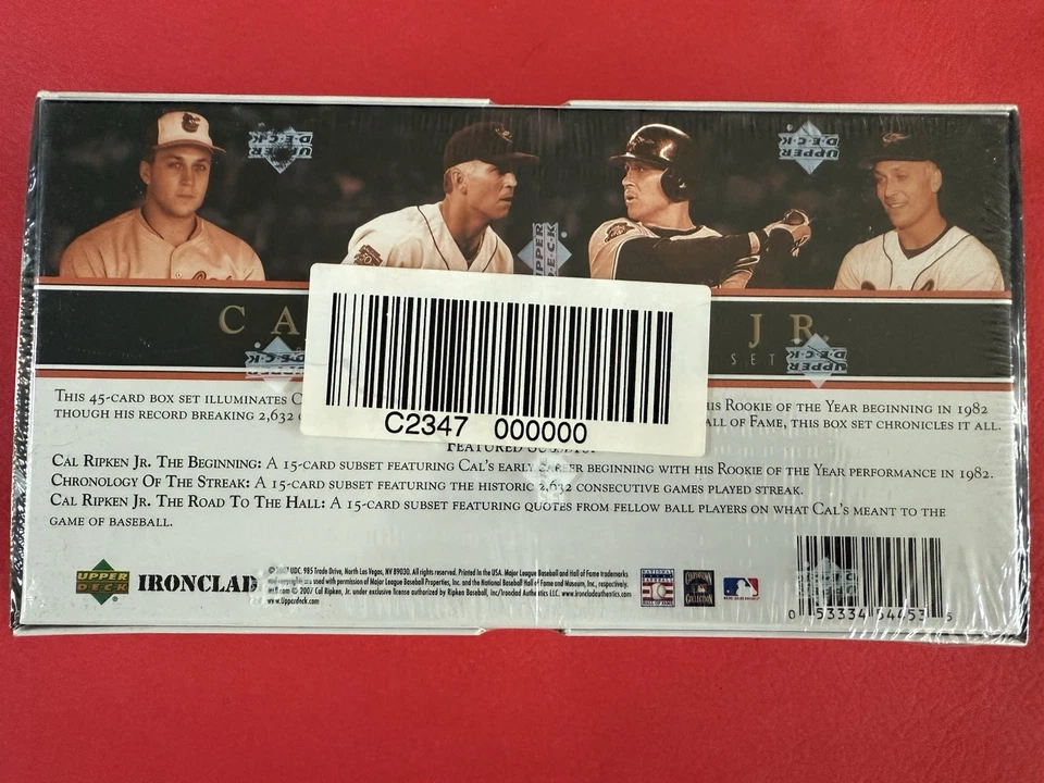 2007 Upper Deck CAL RIPKEN JR. Commemorative Box Set *45 Cards -Factory Sealed- - Image 4 of 4