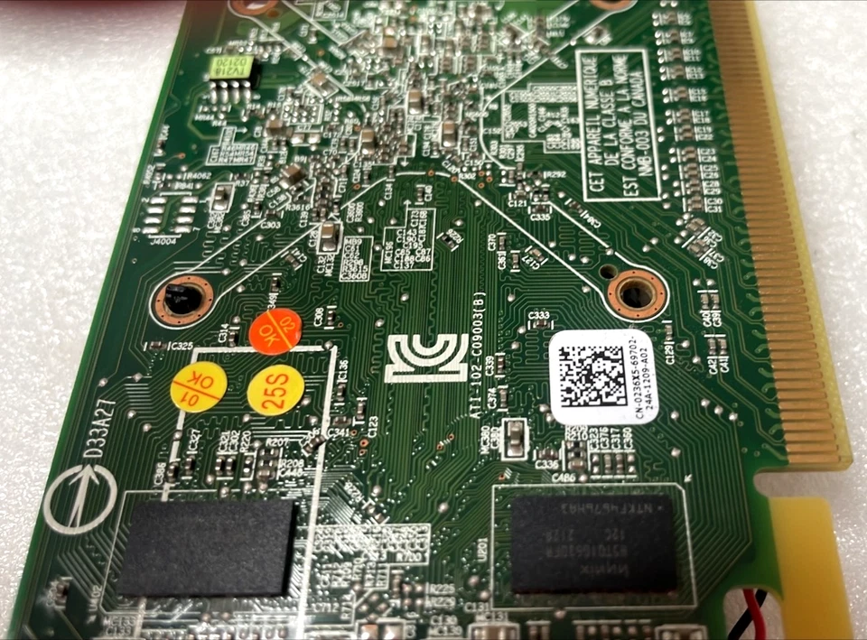 Dell AMD Radeon HD5450 512MB DDR3 DVI PCI-e Video Graphics Card - Image 4 of 4