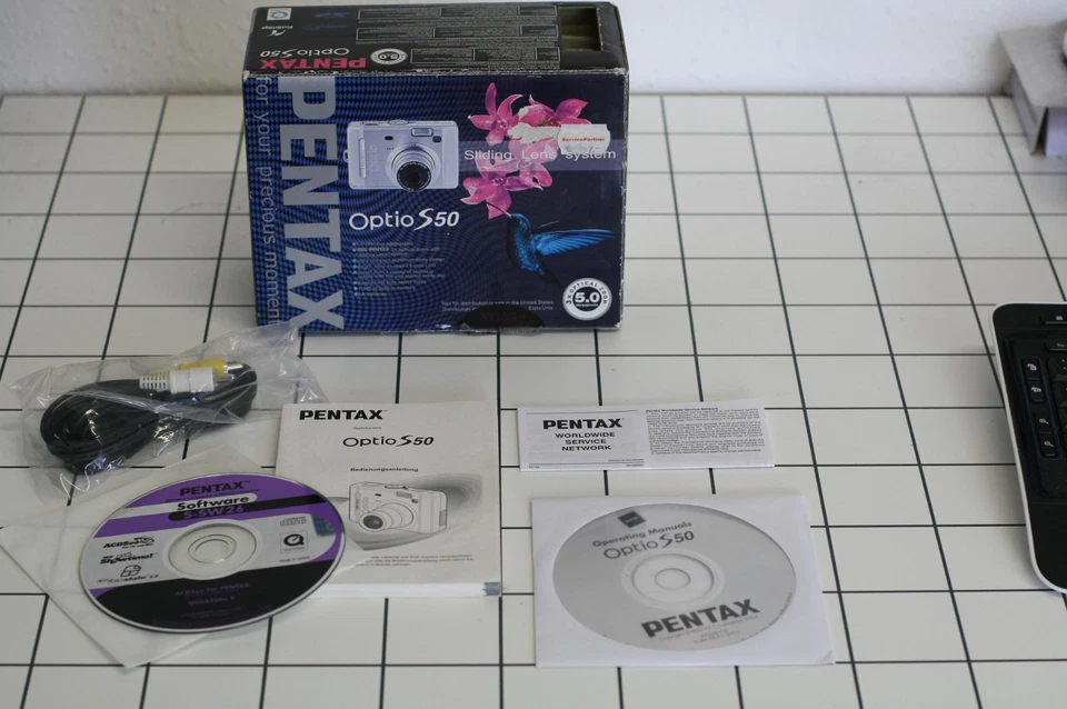 Zubehör Pentax Optio S 50 ohne Kamera