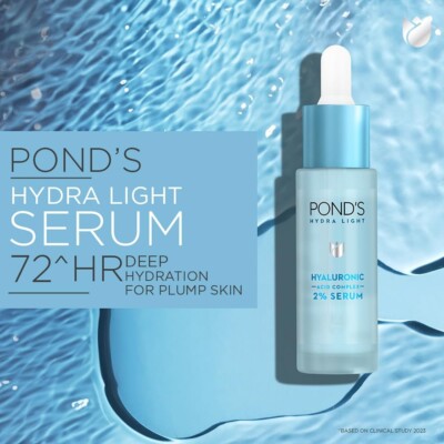 POND'S Hydra Light hyaluronic acid complex 2% Serum for 72Hr Deep