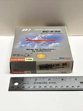 1:500 StarJets Net Red BRANlFF International Airlines Douglas DC-8-50 Toy