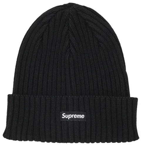Bonnet noir teint Supreme SS23BN16 neuf avec étiquettes