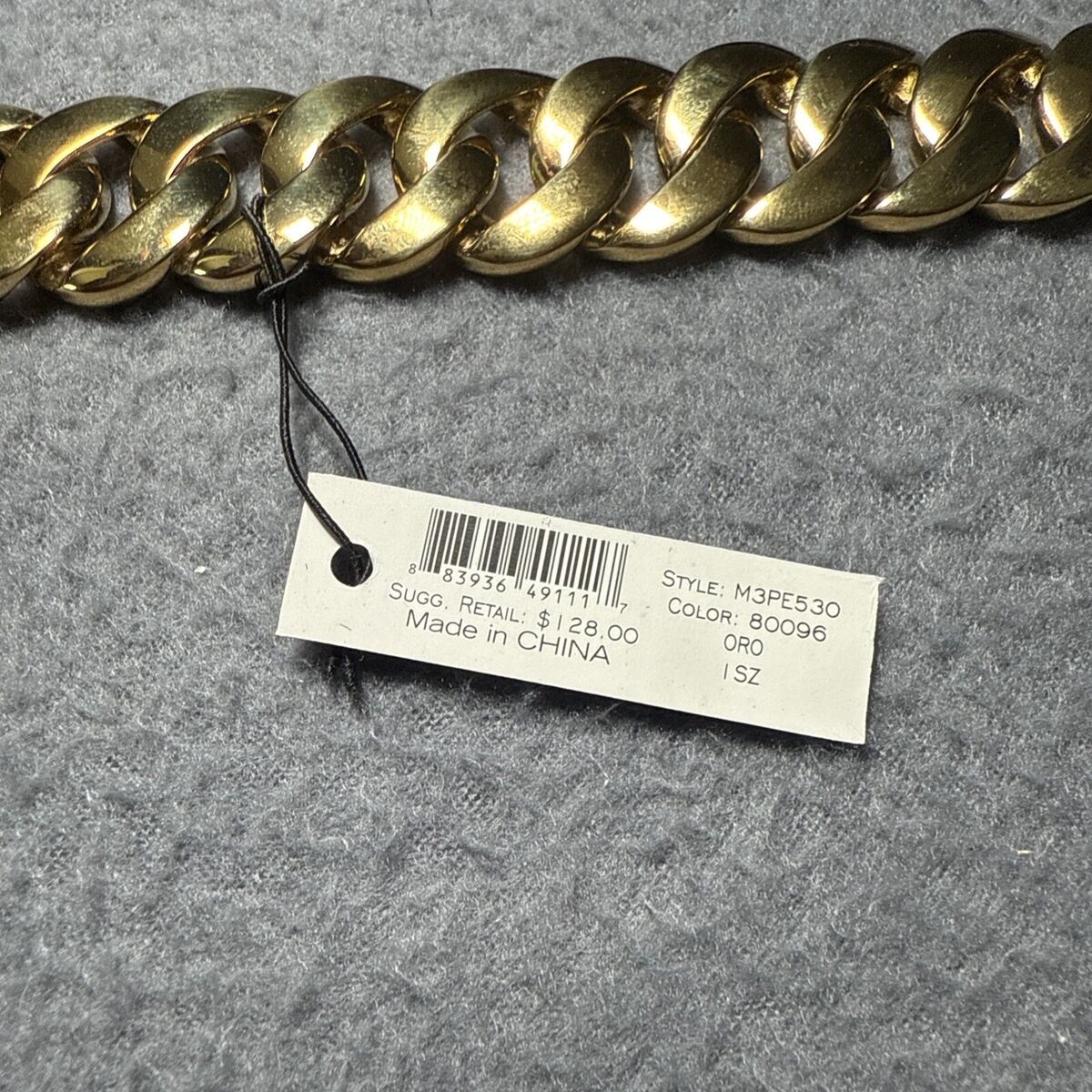 Marc By Marc Jacobs Goldtone Katie Logo Link Bracelet Marc By Marc Jacobs Goldtone Katie Logo Link Bracelet