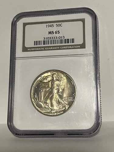 1945 Walking Liberty Half Dollar MS-65 NGC