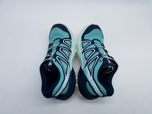 Salomon Speedcross Junior Kid's Size 5 Trail Running Shoes Light Blue Navy - Picture 7 of 12