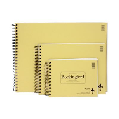 Hot pressed bockingford watercolour paper pads spiral bound R K Burts fat pad