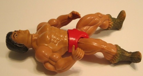 1985 SUPER SAM Wrestlers of the World Sparkle Action Figure AWA MOTU soft head - Picture 5 of 12