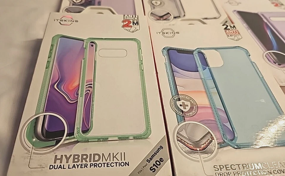 Lote de 5 fundas Itskins para Galaxy Note 10 + S10e S10 + iPhone 11 Google Pixel 4 Foto 3 de 4