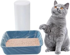 100 Counts Cat Litter Box Liners Jumbo Cat Pan liners,36" x 18" Polyethylene NEW