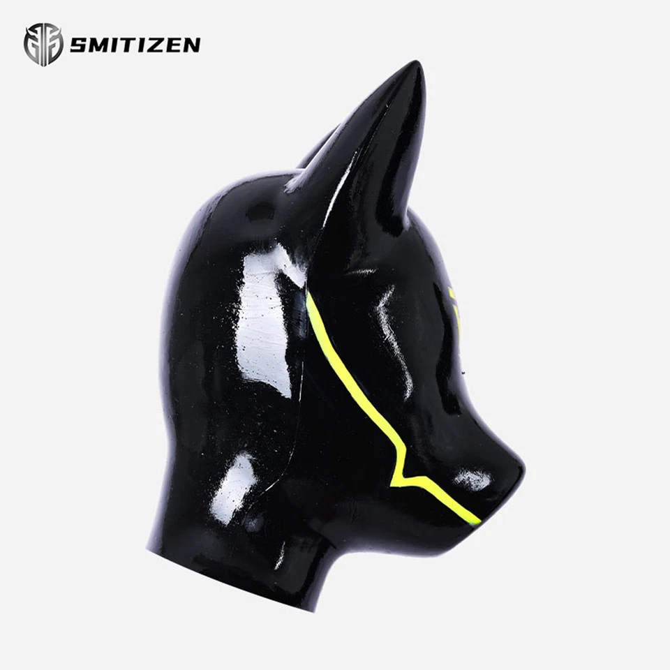 Smitizen Silikon lang Ohren Drohne Haube Spielzeug Muster Latex-ähnliche Maske - Bild 3 von 4