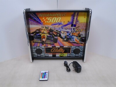 Bally Indianapolis 500 Pinball Head LED Display light box