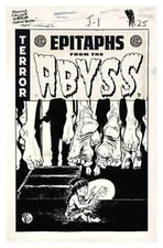 EC Epitaphs From The Abyss #3 (Of 12) Cover D Inc 1:20 Tom Fowler Black & White