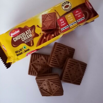 Chocolate Cream Biscuit  Cookie Tea Time Sweet Christmas Party Gift Flavor 100g