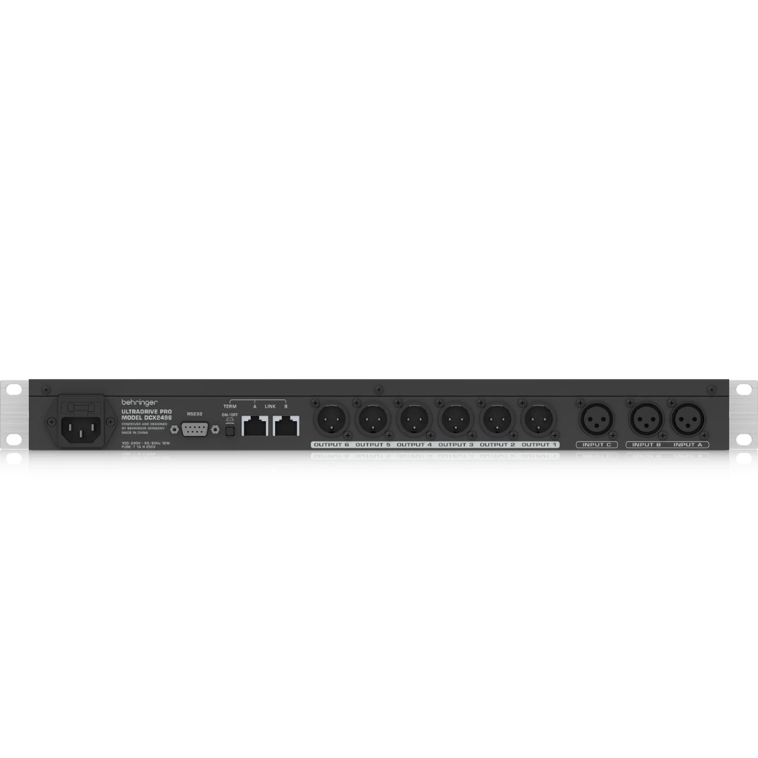 NEW Behringer DCX2496 Ultra-Drive Loudspeaker Management System 24