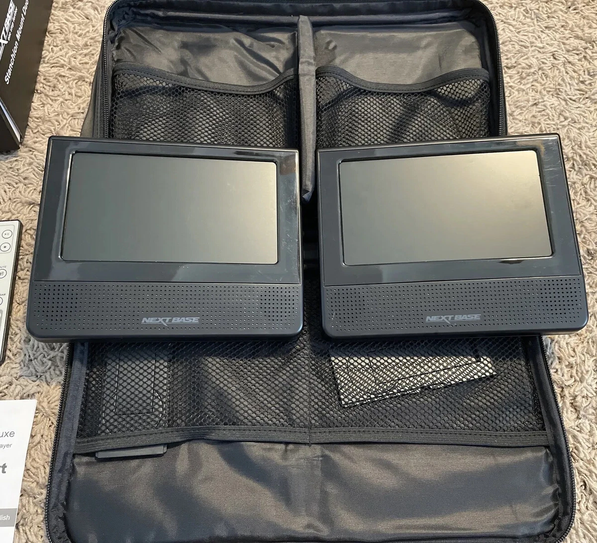 Retningslinier Søndag Samme Nextbase Click 7 Duo Deluxe - Twin 7” Portable DVD Players With Car Mount Kit | eBay Retningslinier Søndag Samme Nextbase Click 7 Duo Deluxe - Twin 7” Portable DVD Players With Car Mount Kit | eBay