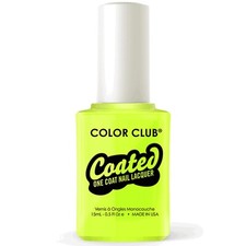 Color Club Coated One Coat Lacquer, One-Step Yellin' Yellow, ALSCN10,  .5 fl oz