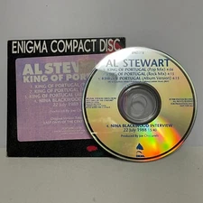 Rare 3 Ver & Interview Promo CD : Al Stewart ~ King of Portugal ~ Enigma EPRO
