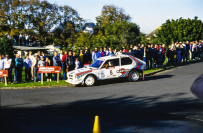 Mikael Ericcsson Claes Bilstam Lancia Delta S4 Rally Car 1986 Old Photo 1