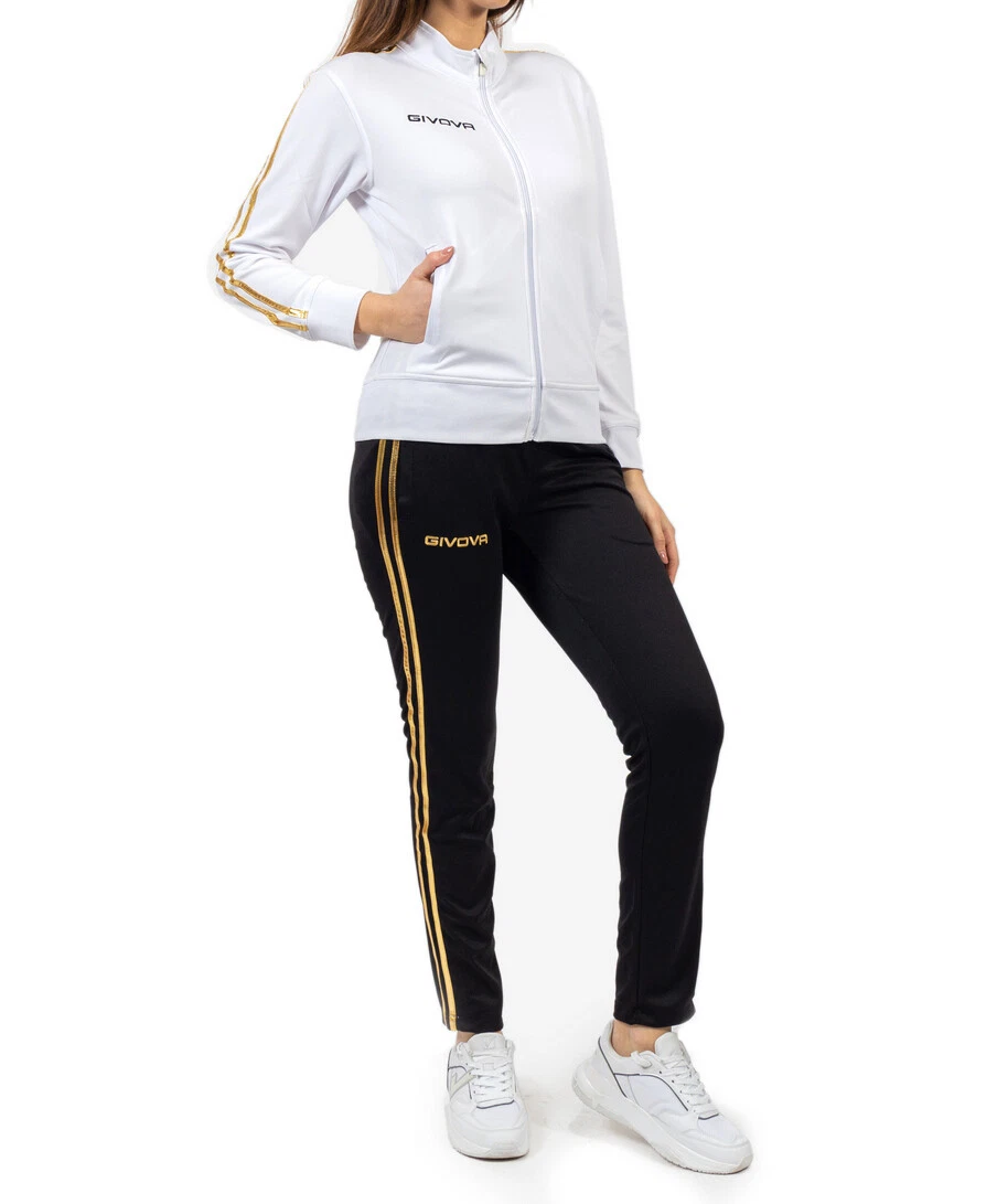 Tuta Donna GIVOVA Sportiva Revolution Summer Logo Triacetato Bande