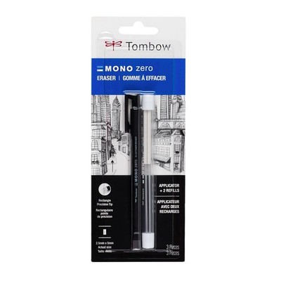 Office Supplies Precision Eraser - Tombow Mono Zero 2.5mm Pen Style Pack