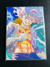 Guohua Studio One Piece Monkey D. Luffy Nika 1/1 Origin Sketch Card by Qingshan