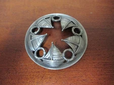 Yankee Candle SAILBOATS Nautical Coastal Illuma-Lid LARGE JAR CANDLE TOPPER Lid