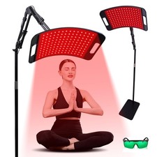 Red Light Therapy for Body and Face, Red Light Panel with 660nm  850nm LEDs,...
