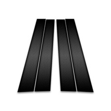 4pc Carbon Fiber Pillar Post Trim Fits 2006-2013 Chevrolet Impala 4pc Carbon Fiber Pillar Post Trim Fits 2006-2013 Chevrolet Impala