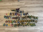 Vintage Teenage Mutant Ninja Turtle Lot 65 Figures
