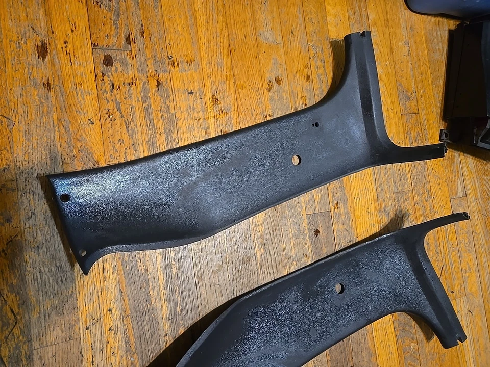 1973-80 Chevy GMC C10 K10 Truck Inside Cab Corner Trim Moldings Pillar C10 Pair - Image 4 of 4