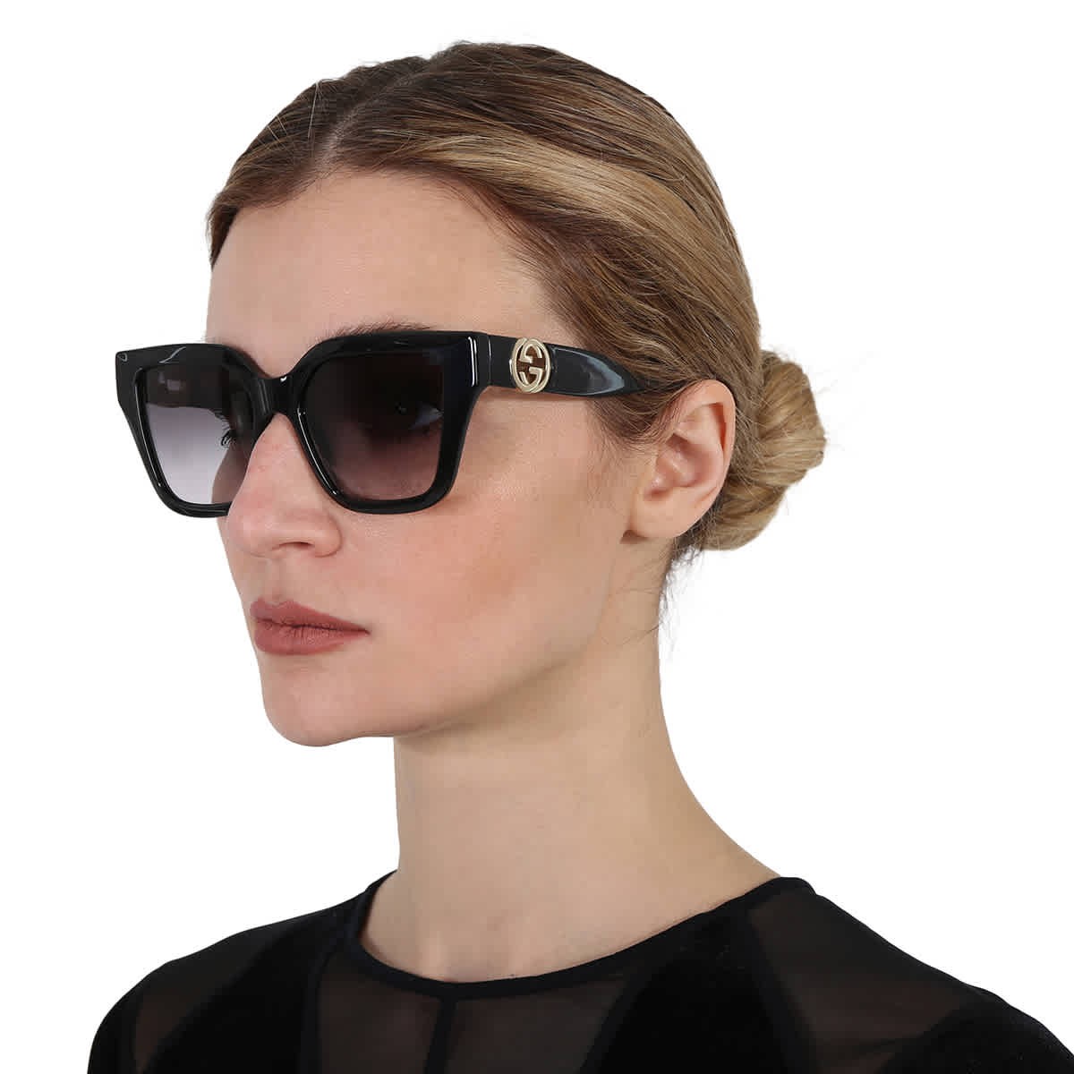 Gucci GG1023S Women's Sunglasses - Black/Gray Gradient for
