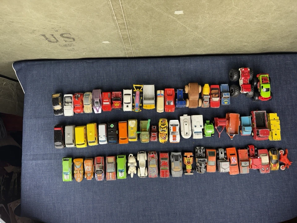 Игрушечный автомобиль лот из 60 винтажных Hot Wheels Redline спичечный коробок General Lee 60-е 70-е 80-е - Изображение 2 из 4