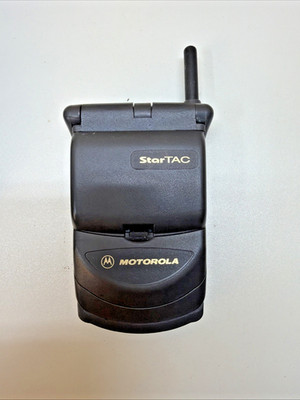 Motorola StarTAC Vintage Flip Mobile Phone - Grey w/ charger  Bin CT