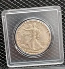 Silver 1944 S Walking Liberty Half Dollar in plastic holder   TP 10250