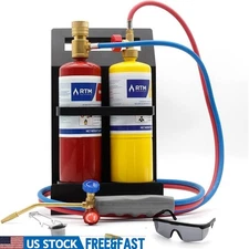 MAPP Oxygen Blow Torch Precision Flame 360° Rotation Lightweight Portable New