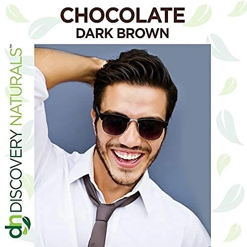 Color de cabello Discovery Naturals rojo henna marrón oscuro 3,53 onzas vegano orgánico Foto 4 de 4