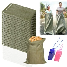 20PCS Potato Sack Race Bags,24"x40" Outdoor Lawn Games for adults,large Gunny...