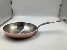 Mauviel M'Heritage 150 S Polished Copper & Stainless Steel Frying Pan, 7.8-in..