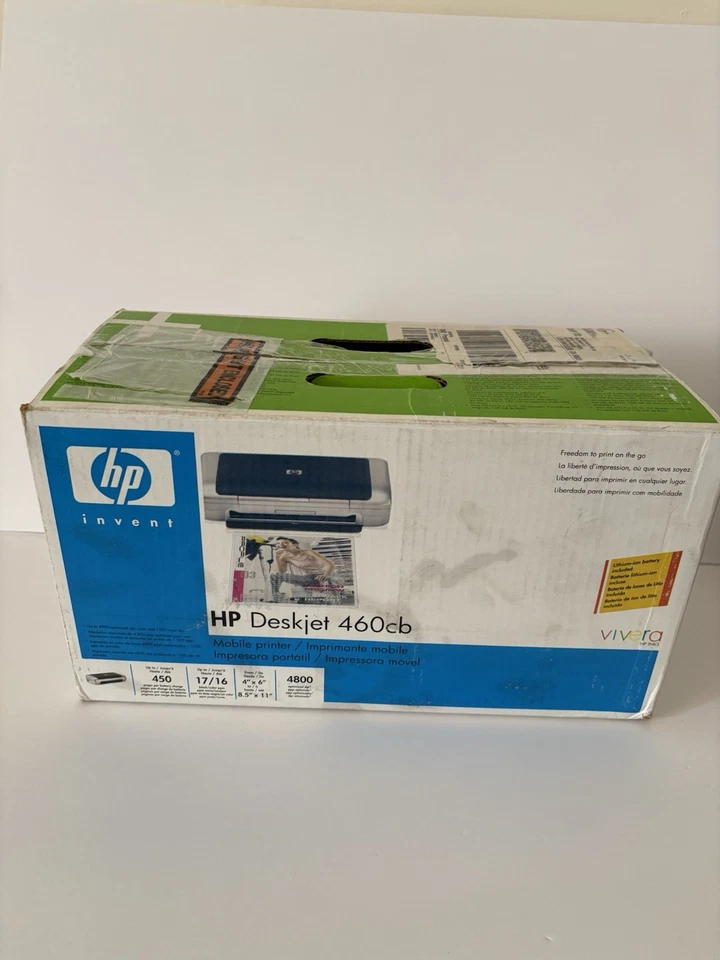 HP DeskJet 460C Mobile Inkjet Color Printer C8150 New Open Box - Image 2 of 4