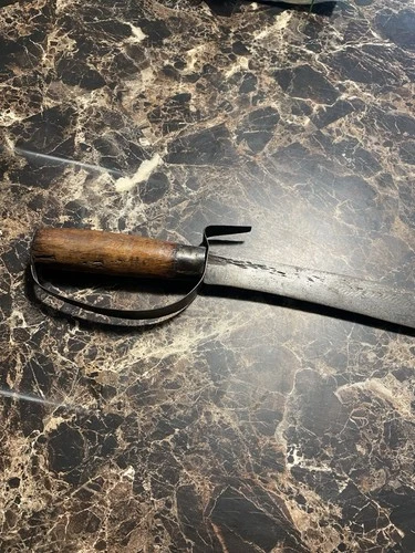 HAND FORGED D-GUARD CIVIL WAR SWORD