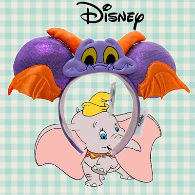 NWT Disney Parks Exclusive - Minnie Mickey Ears Headband - Figment Disney Resort Figment Purple Dragon Epcot Minnie Ears Disney  main image 4