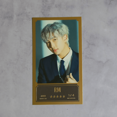 BTS 防弾少年団 RM 手渡し限定カード BTS 2020 Bang Bang Con The Live Official Message Photo Card - RM