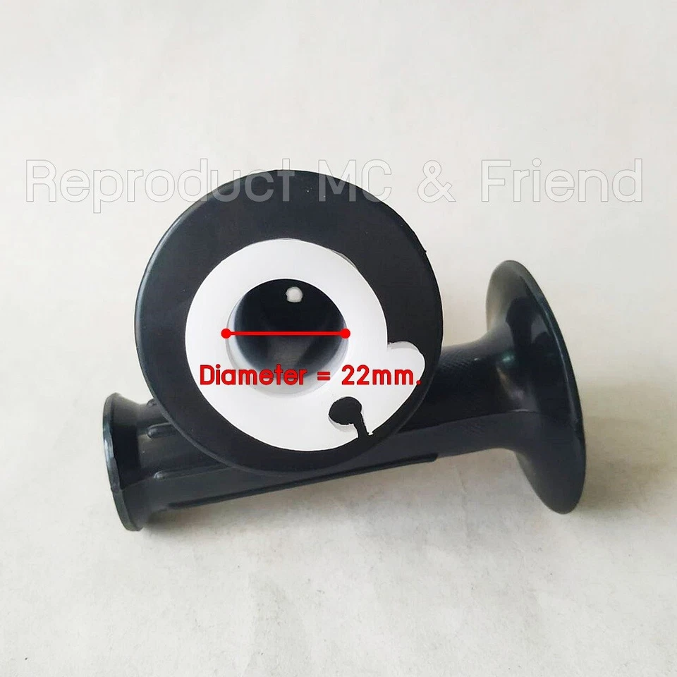 Mango de goma + acelerador L/R Honda XL100 XL125 CT125 MT125 MT250 TL125 XR75 Foto 3 de 4