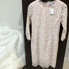 Pink Lace Midi Dress Size Medium