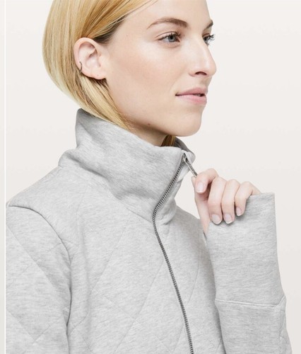 - Lululemon Forever Warm Pullover Heathered Vapor | SIZE: 10 - Picture 2 of 13