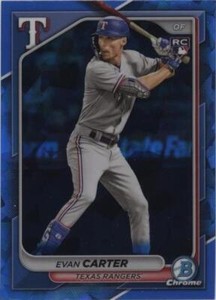 TOPPS MLBカード BOWMAN CHROME 1ST EVAN CARTER TEXAS RANGERS /499 #CDA-EC 送料無料 中古 IT1 Evan Carter Bowman 1st | eBay
