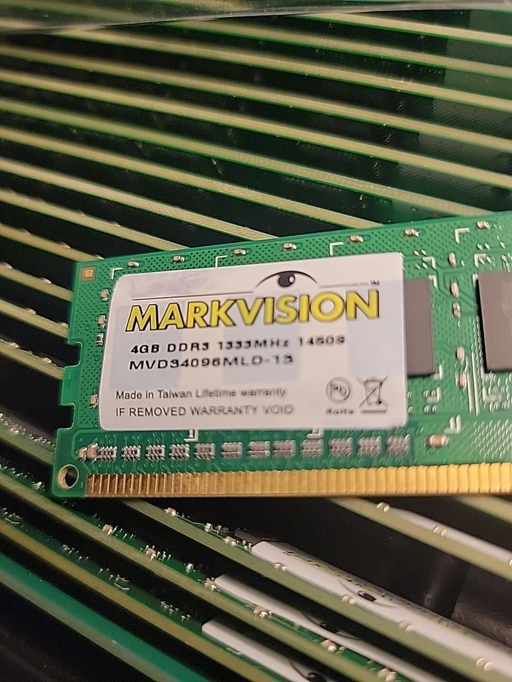 50 ea MARKVISION MEMORY 4GB DDR3 - 1333MHz -MVD34096MLD-13 - Image 2 of 4